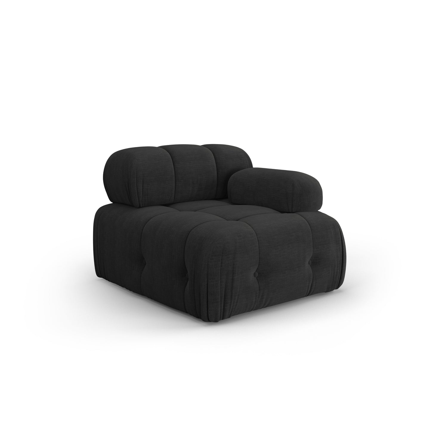 Sofa - krēsls Cosmopolitan Design  Ferento 96x96x71 cm melns - N1 Home