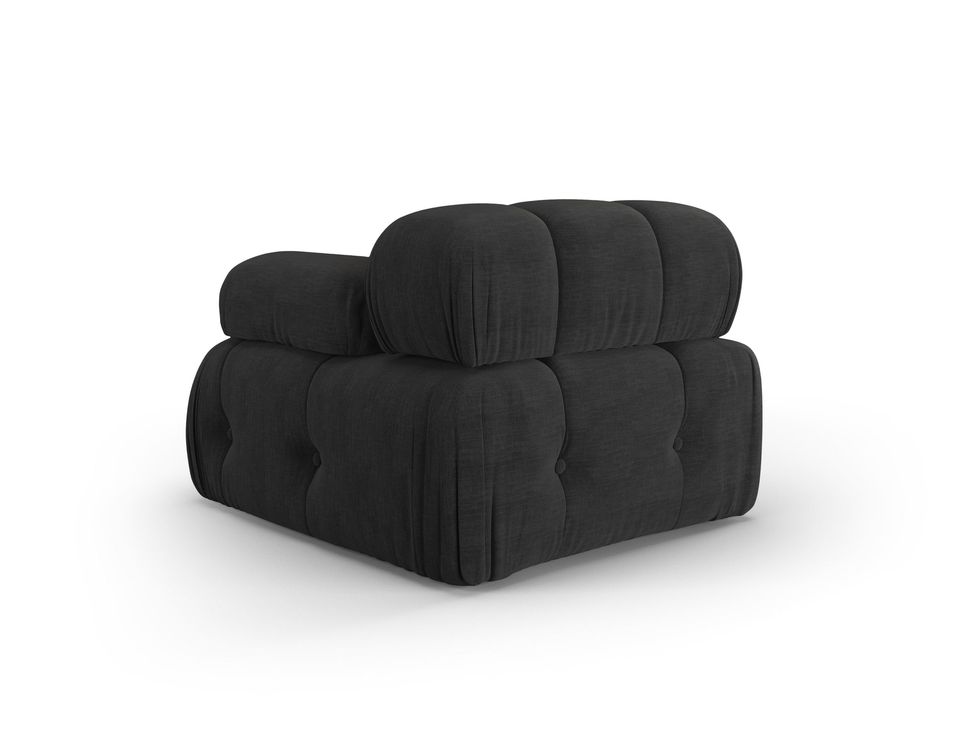 Sofa - krēsls Cosmopolitan Design  Ferento 96x96x71 cm melns - N1 Home