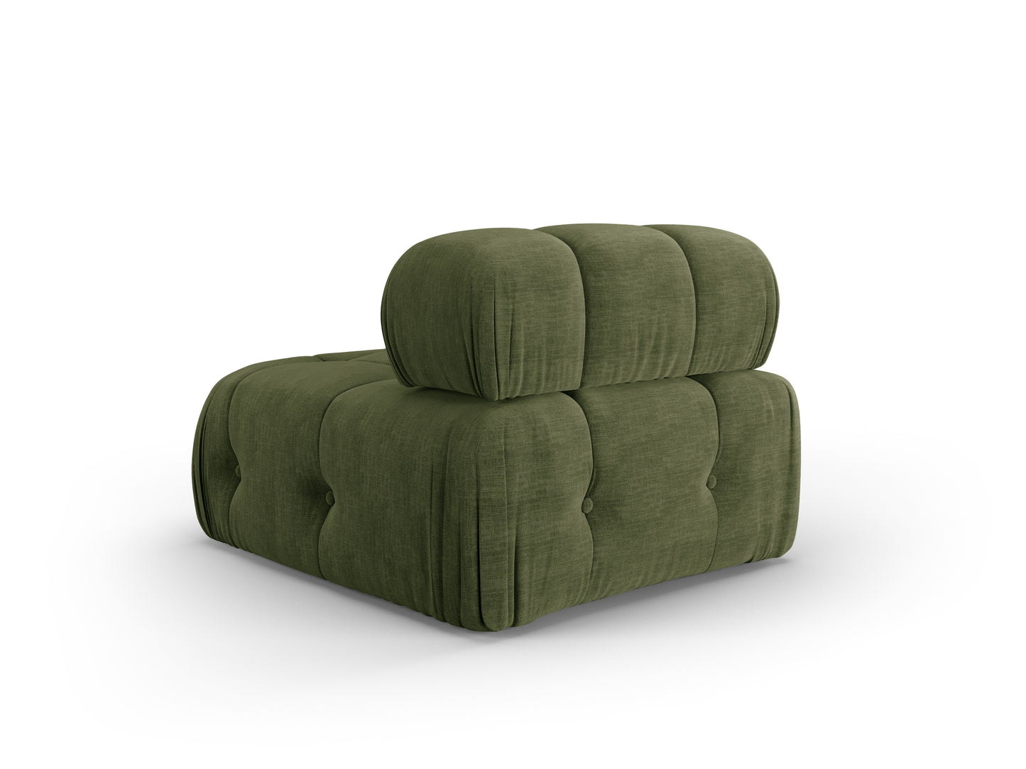 Sofa - krēsls Cosmopolitan Design  Ferento 96x96x71 cm tumši zaļs - N1 Home