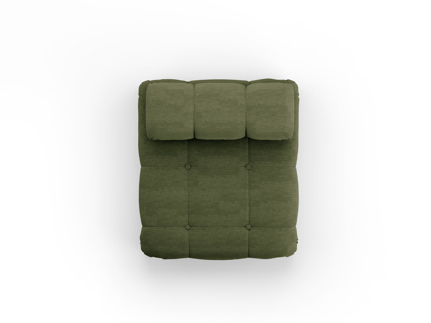 Sofa - krēsls Cosmopolitan Design  Ferento 96x96x71 cm tumši zaļs - N1 Home