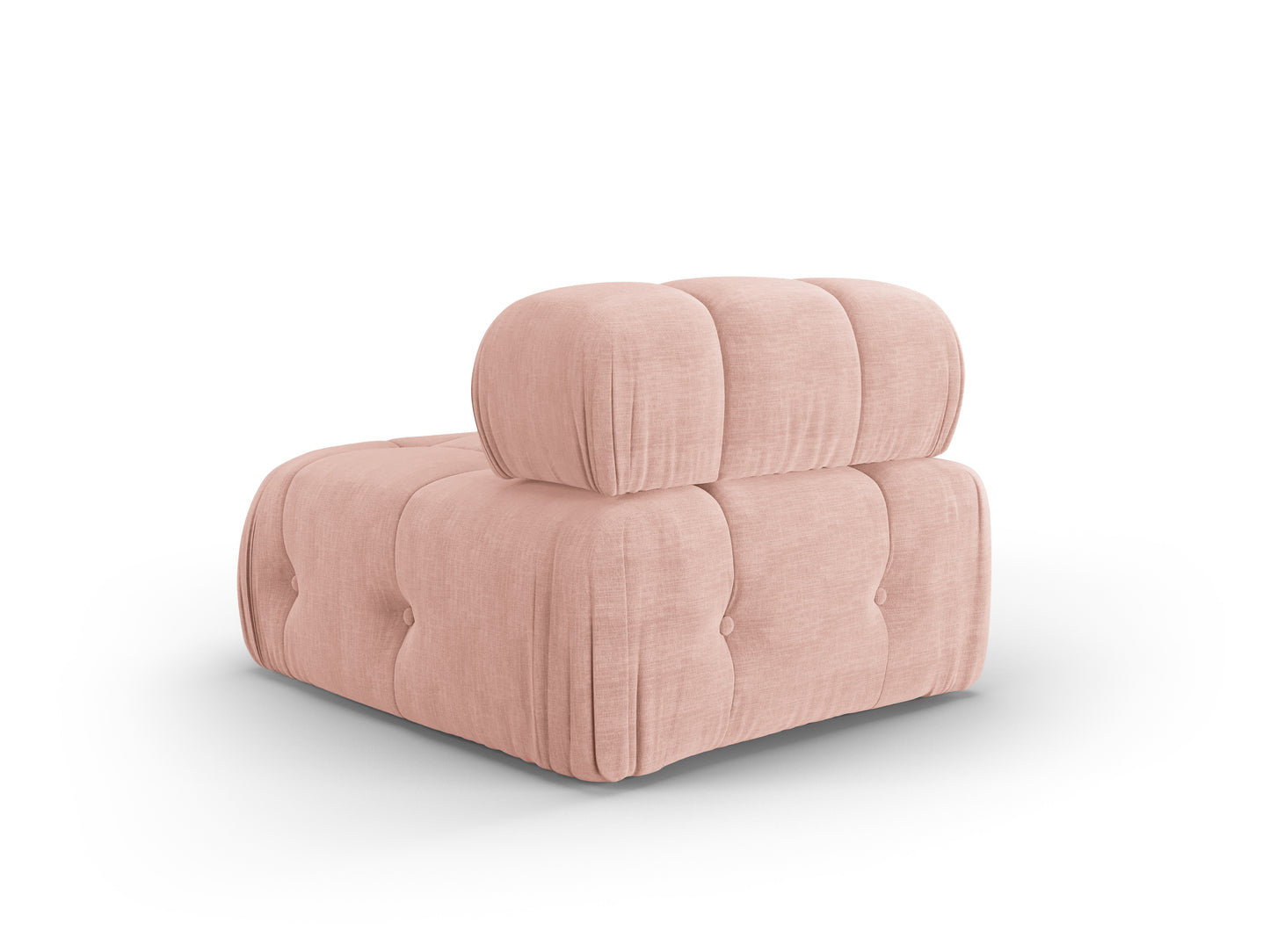 Sofa - krēsls Cosmopolitan Design  Ferento 96x96x71 cm rozā - N1 Home