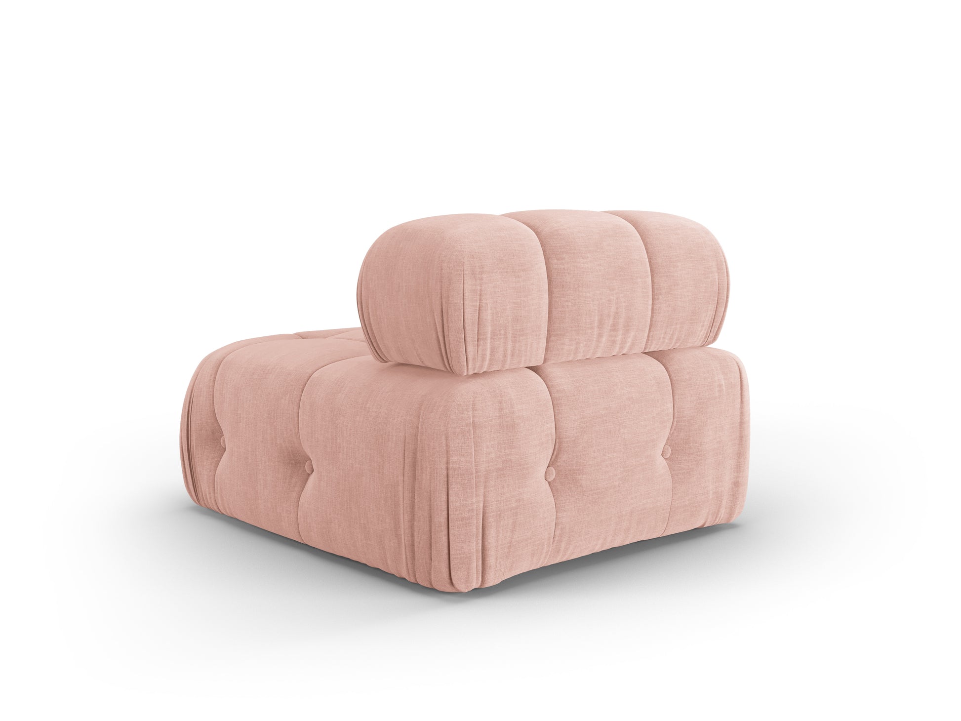 Sofa - krēsls Cosmopolitan Design  Ferento 96x96x71 cm rozā - N1 Home