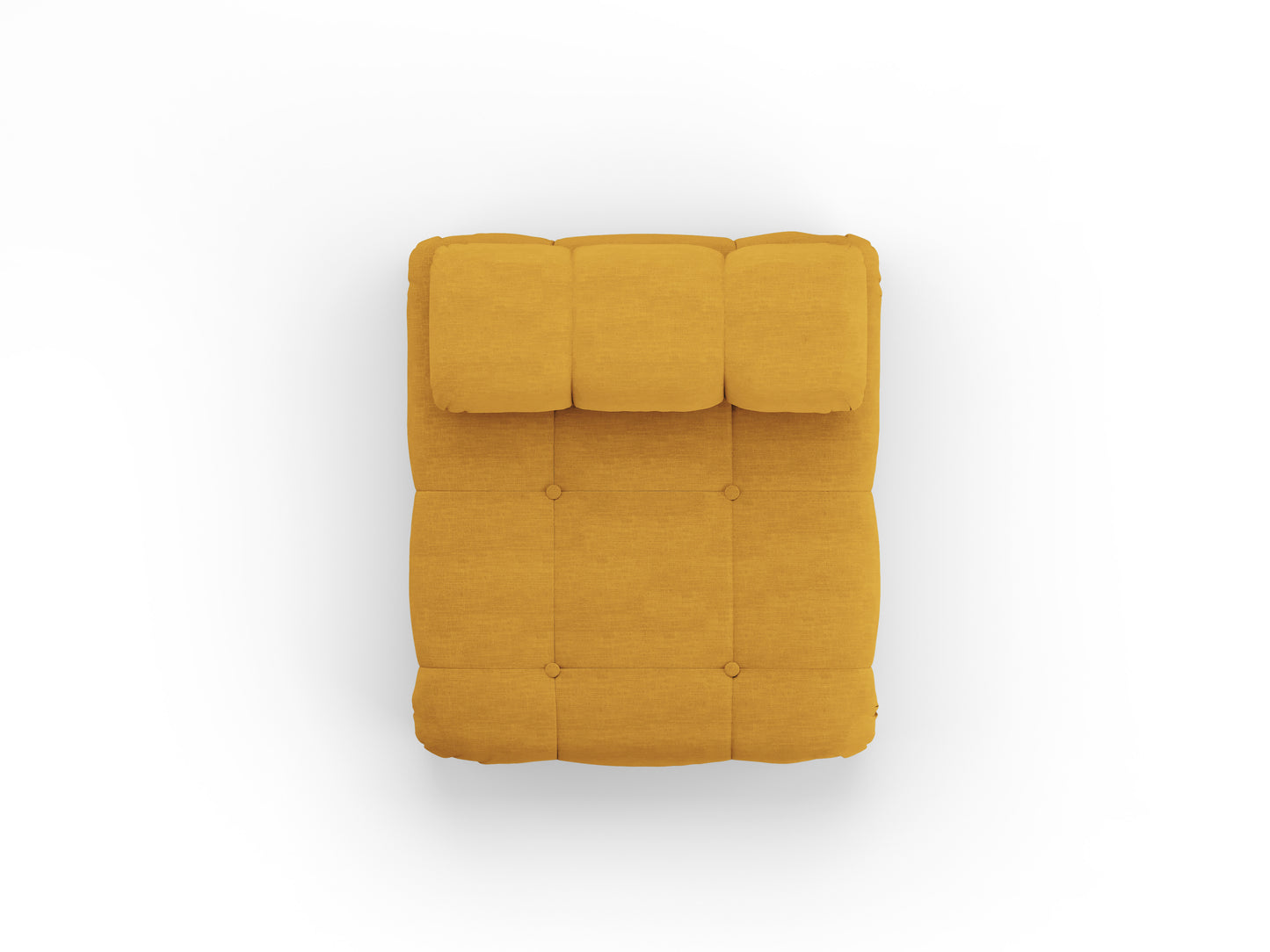 Sofa - krēsls Cosmopolitan Design  Ferento 96x96x71 cm sinepes - N1 Home