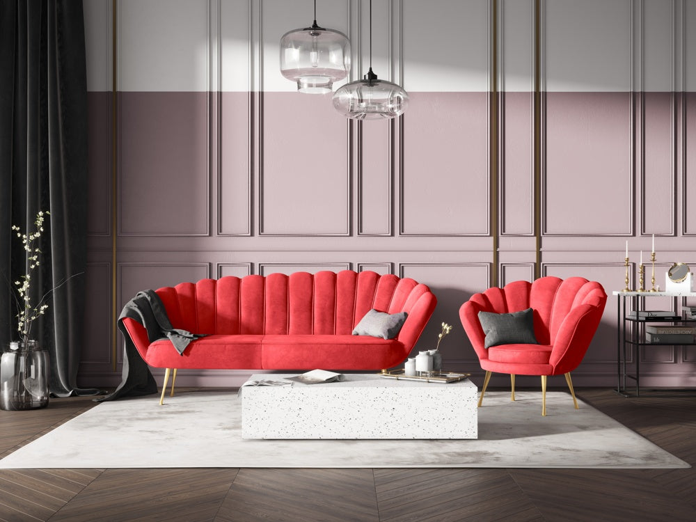 Dīvāns Kingston Cosmopolitan design 224x95x85 cm Ma 2232/3 kāju krāsas - N1 Home