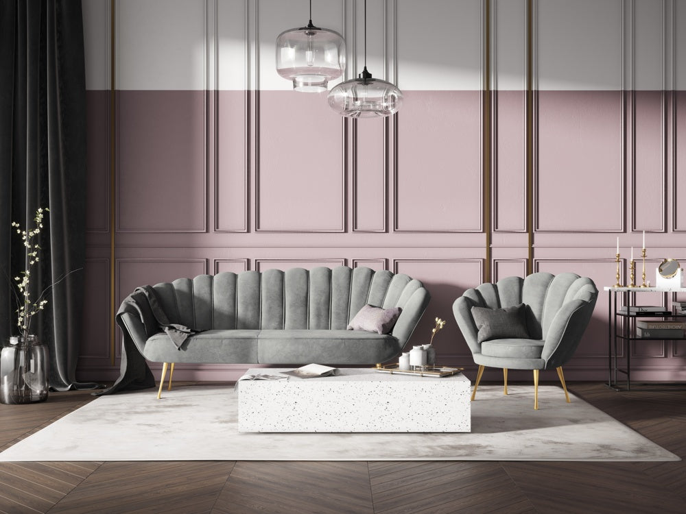 Dīvāns Kingston Cosmopolitan design 224x95x85 cm Ma 2241/3 kāju krāsas - N1 Home