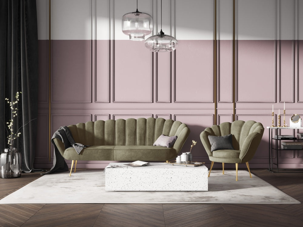 Dīvāns Kingston Cosmopolitan design 224x95x85 cm Ma 2243/3 kāju krāsas - N1 Home