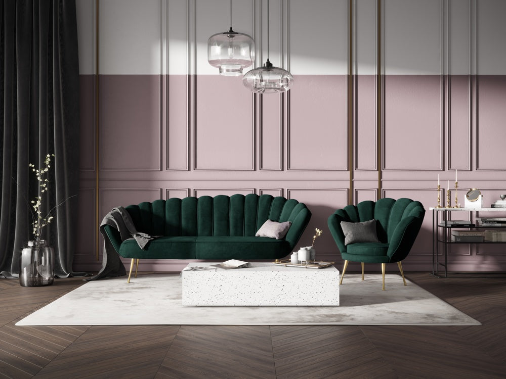 Dīvāns Kingston Cosmopolitan design 224x95x85 cm Riv 38/3 kāju krāsas - N1 Home