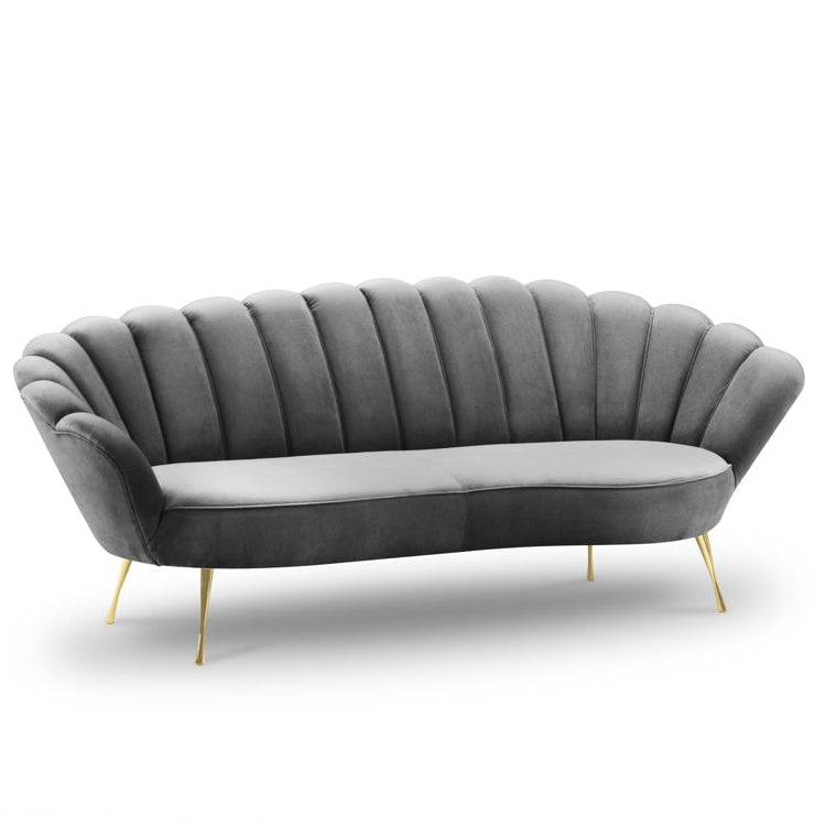 Dīvāns Kingston Cosmopolitan design 224x95x85 cm Riv 91/3 kāju krāsas - N1 Home