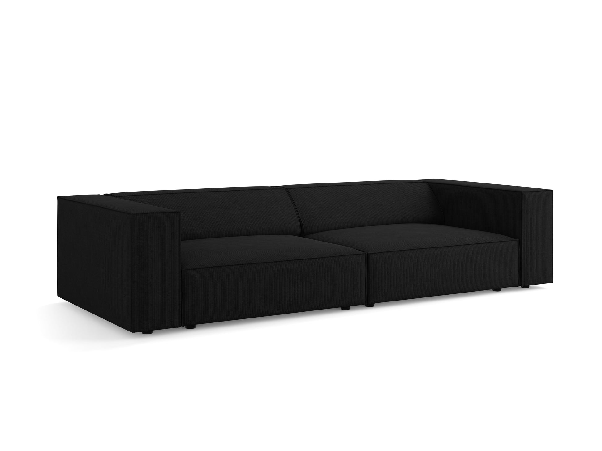 Dīvāns Cosmopolitan Design Arendal 244x102x70 cm melns - N1 Home
