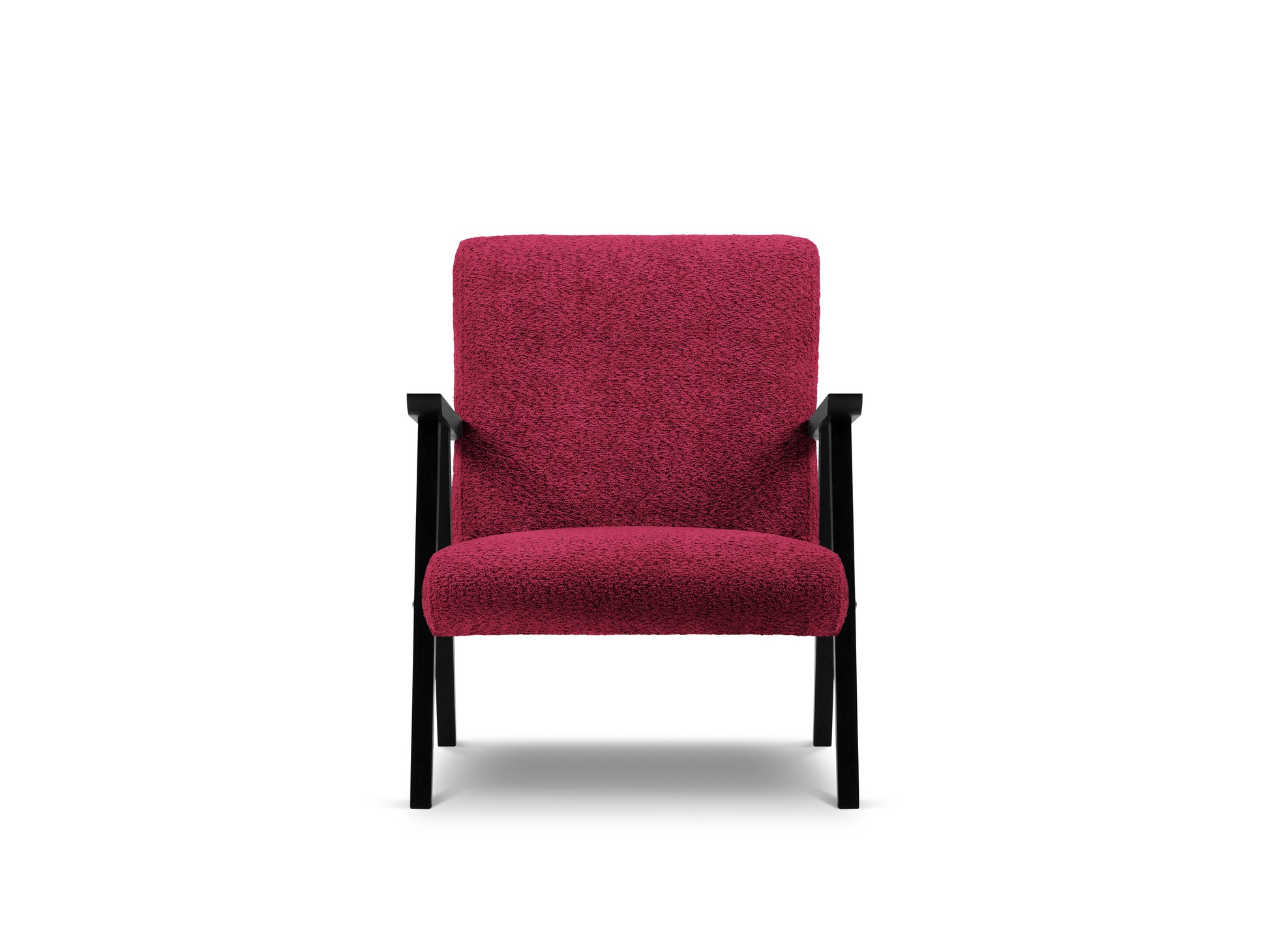 Atzveltnes krēsls Cosmopolitan Design Warsaw 79x59x78 cm rubīns - N1 Home