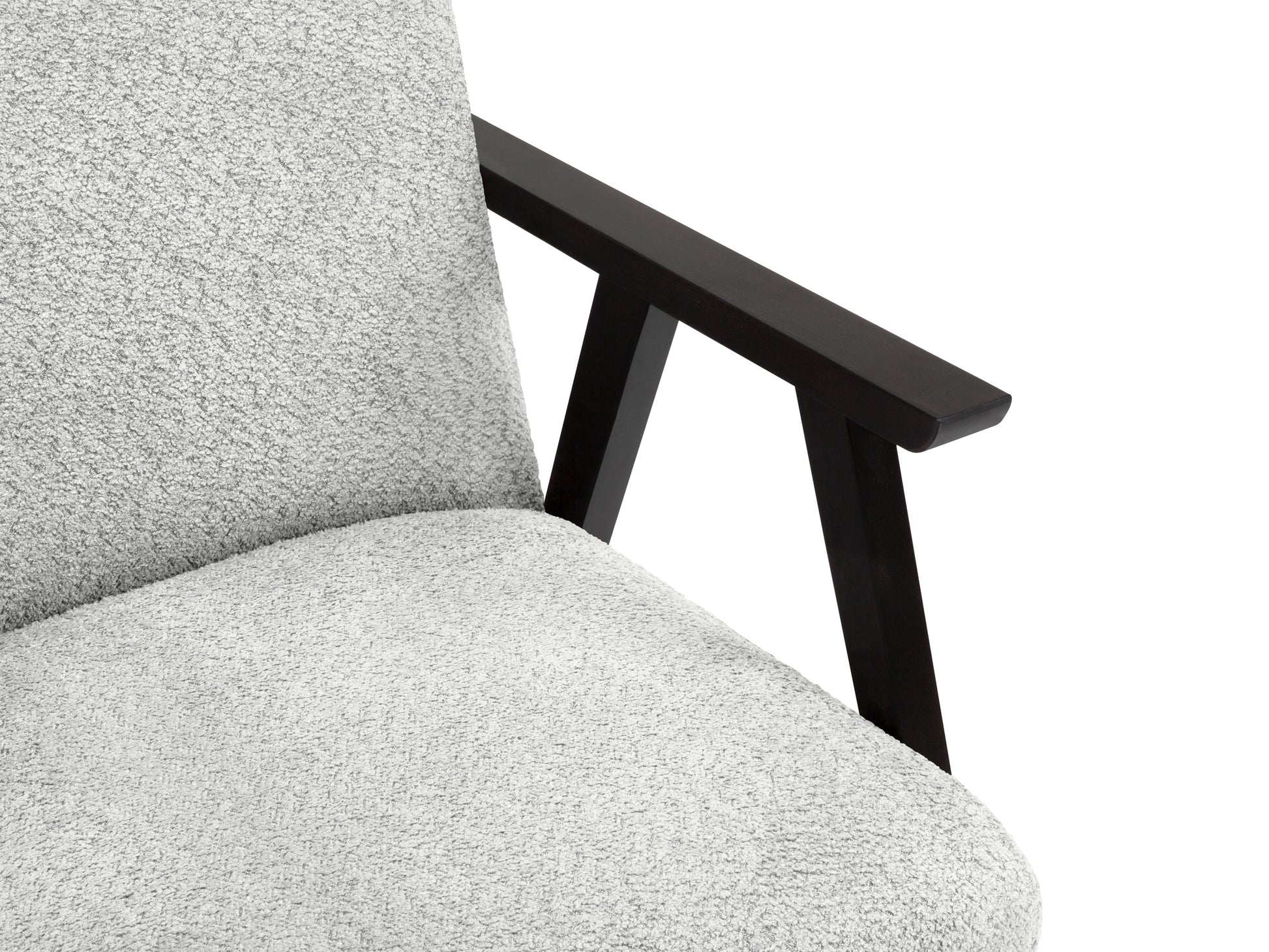 Atzveltnes krēsls Cosmopolitan Design Warsaw 79x59x78 cm gaiši pelēks - N1 Home