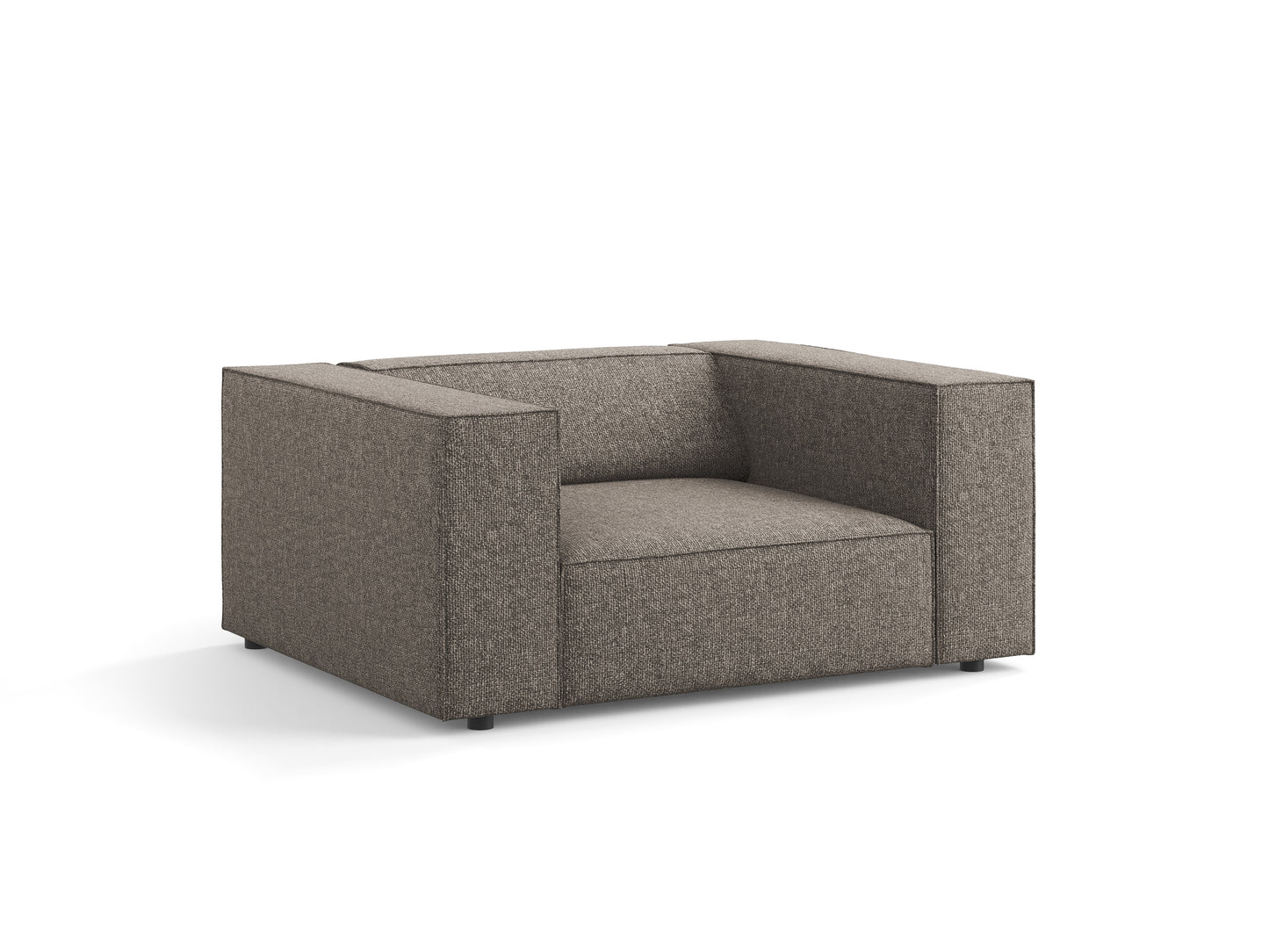 Atzveltnes krēsls Cosmopolitan Design Arendal 124x102x70 cm pelēks - N1 Home
