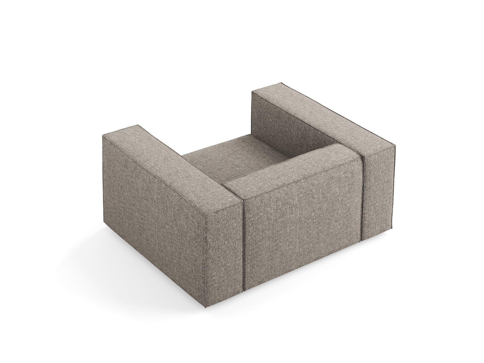 Atzveltnes krēsls Cosmopolitan Design Arendal 124x102x70 cm pelēks - N1 Home