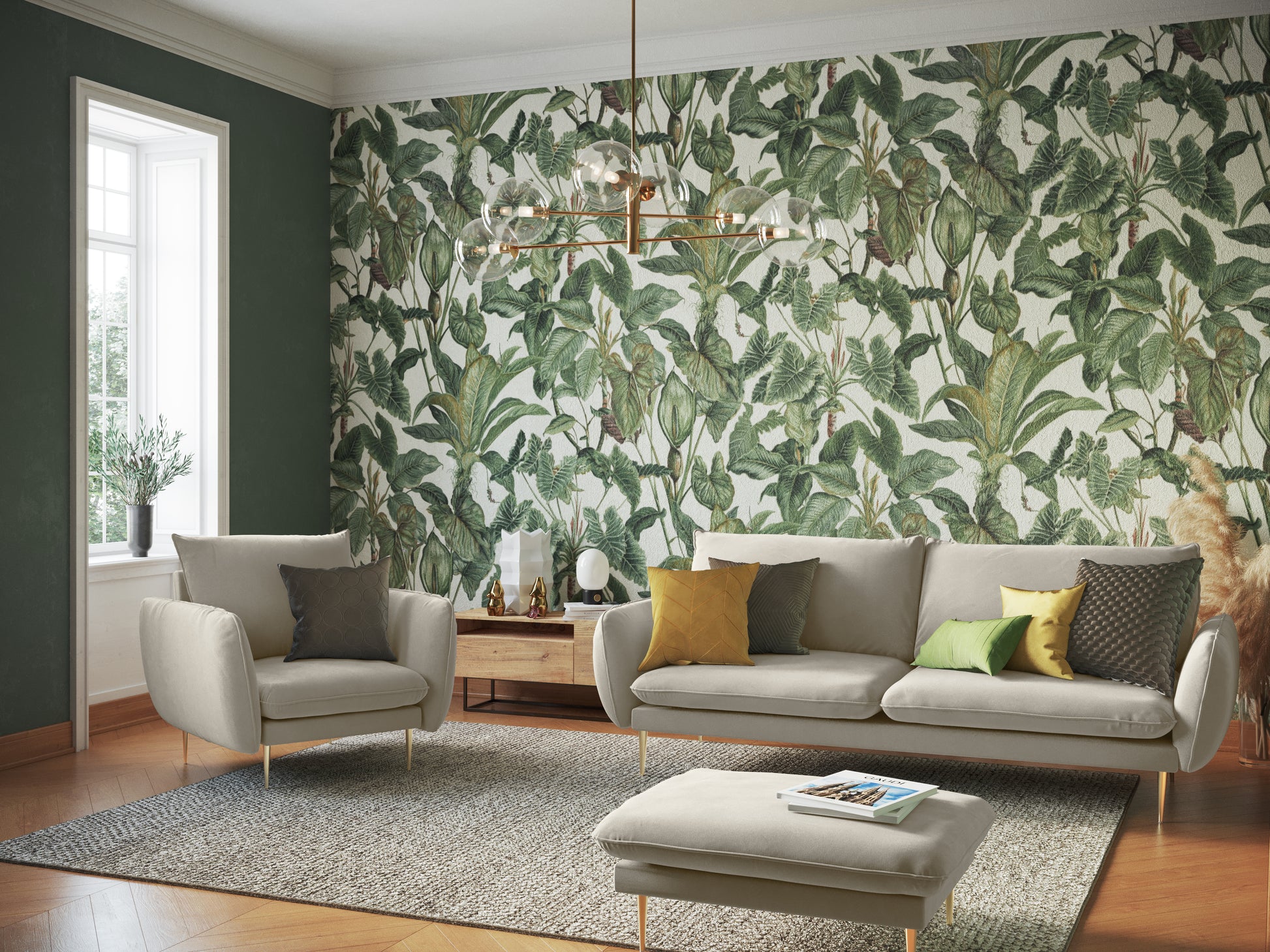 Atzveltnes krēsls Cosmopolitan Design Vienna 97x94x95 cm bēšs - N1 Home