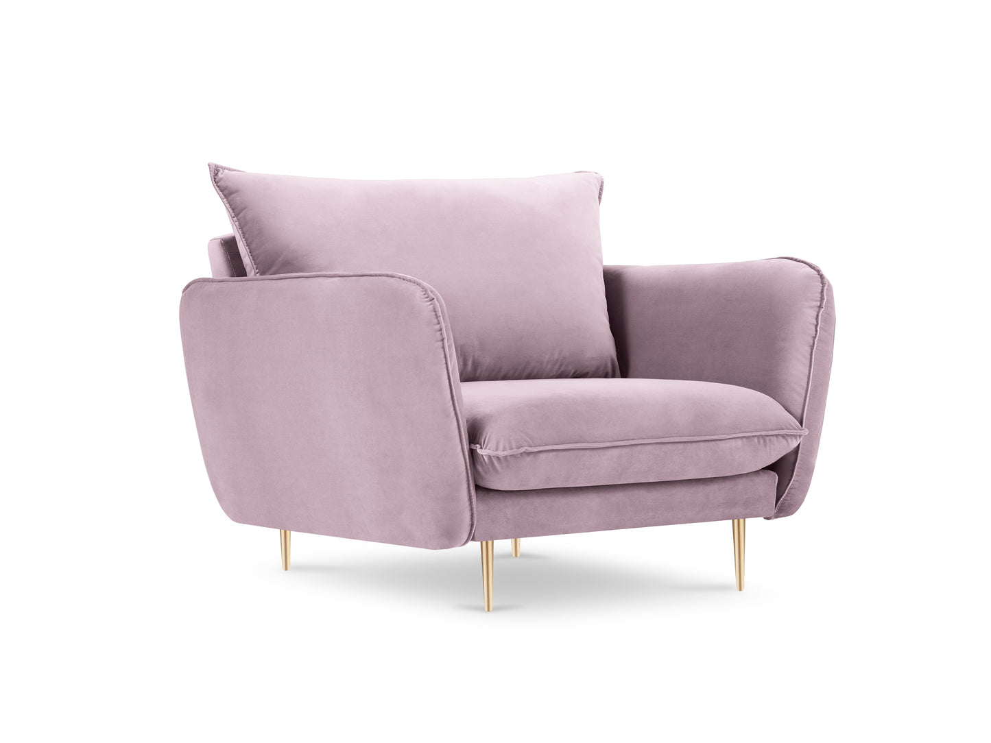 Atzveltnes krēsls Cosmopolitan Design Vienna 97x94x95 cm lavandes - N1 Home