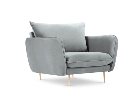 Atzveltnes krēsls Cosmopolitan Design  Vienna 97x94x95 cm gaiši pelēks - N1 Home