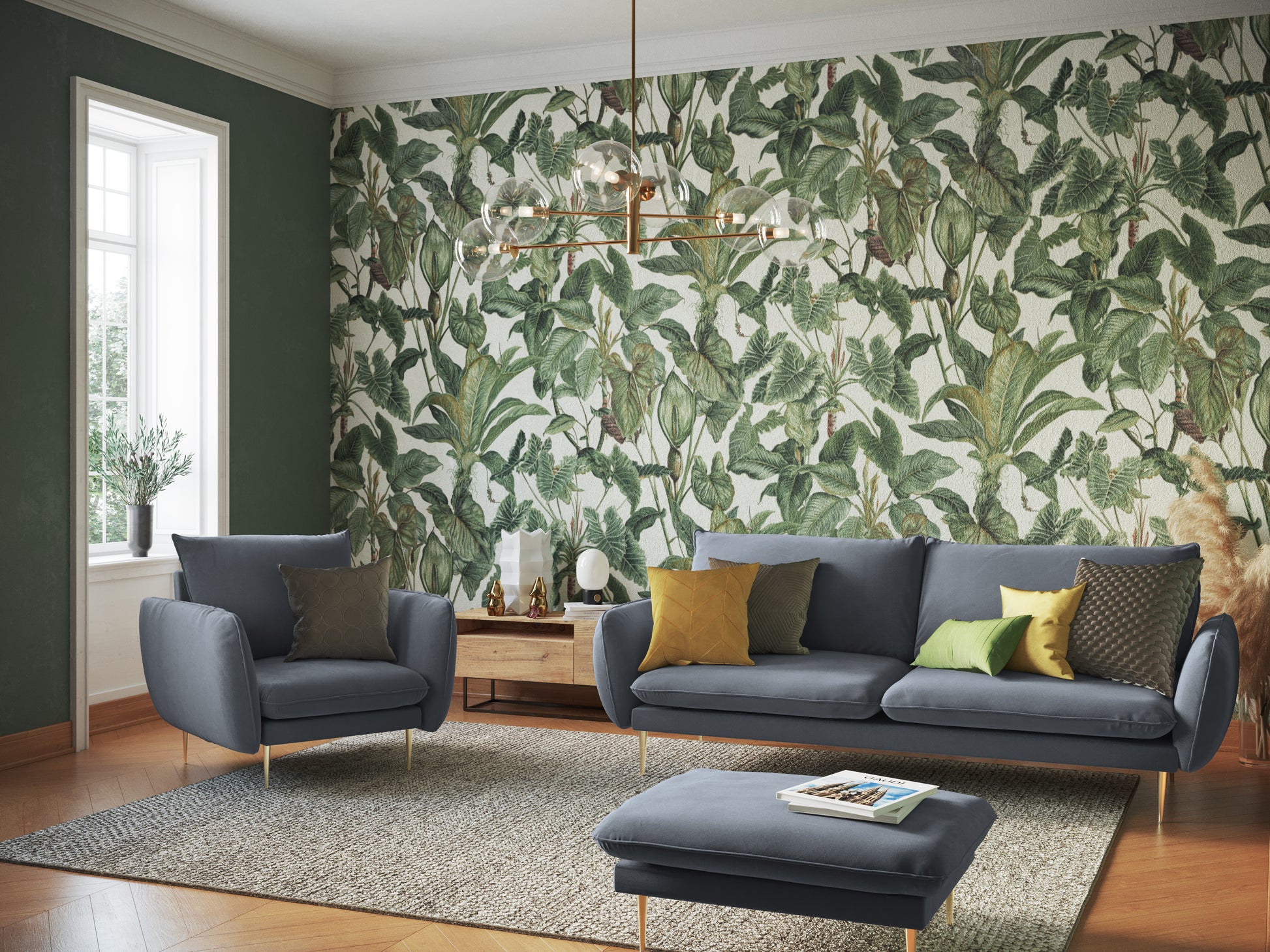 Sols Cosmopolitan Design Vienna 100x80x43 cm pelēks - N1 Home