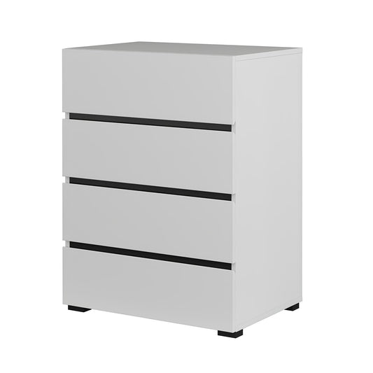 Kumode Krosit kolekcij 60/78/40 cm balts/melns