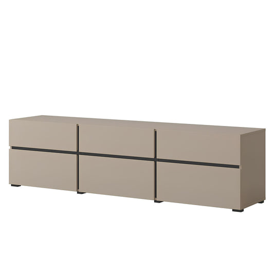 TV skapis Krosit kolekcija 180/40/48 cm congo/melns