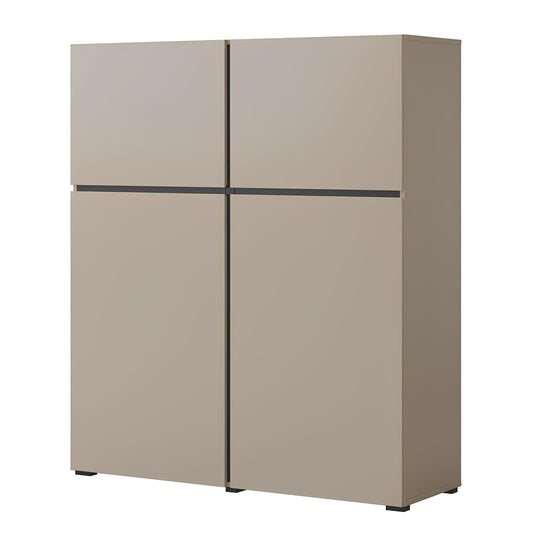 Kumode Krosit kolekcija 119/139/40 cm congo/melns