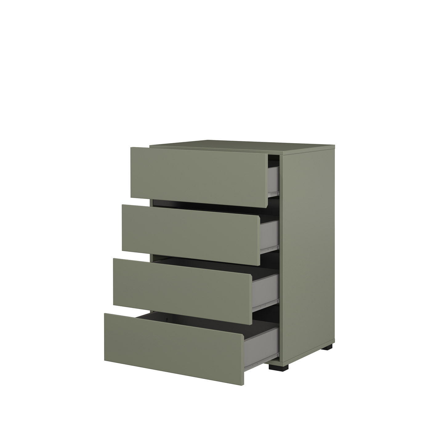 Kumode Krosit kolekcij 60/78/40 cm zaļs/melns - N1 Home