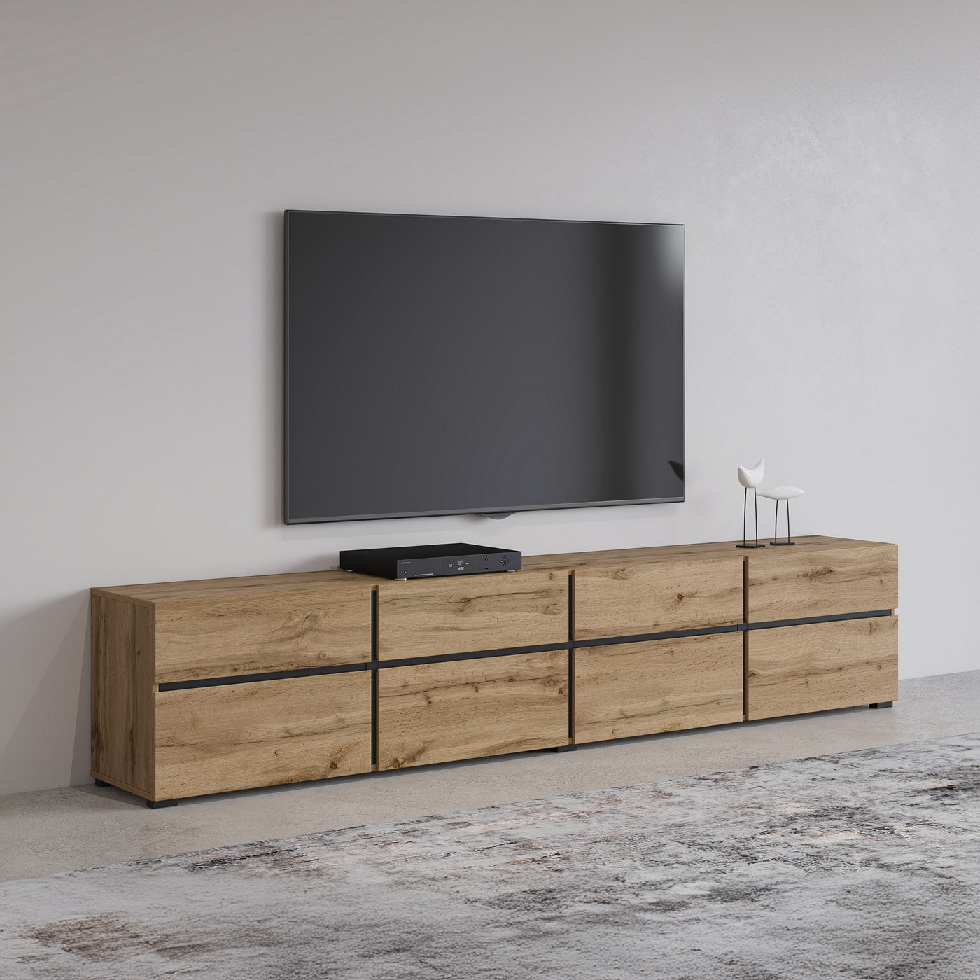 TV skapis Krosit kolekcija 225/48/40 cm Votan ozols