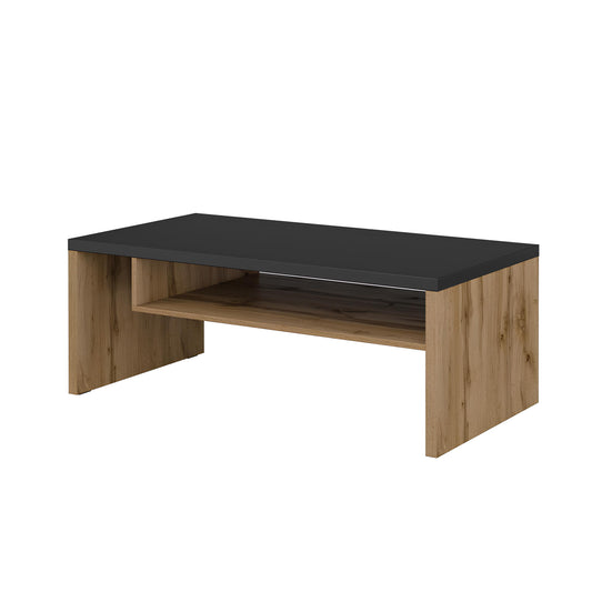 Kafijas galds Krosit kolekcija 120/60/45 cm Votan ozols/melns