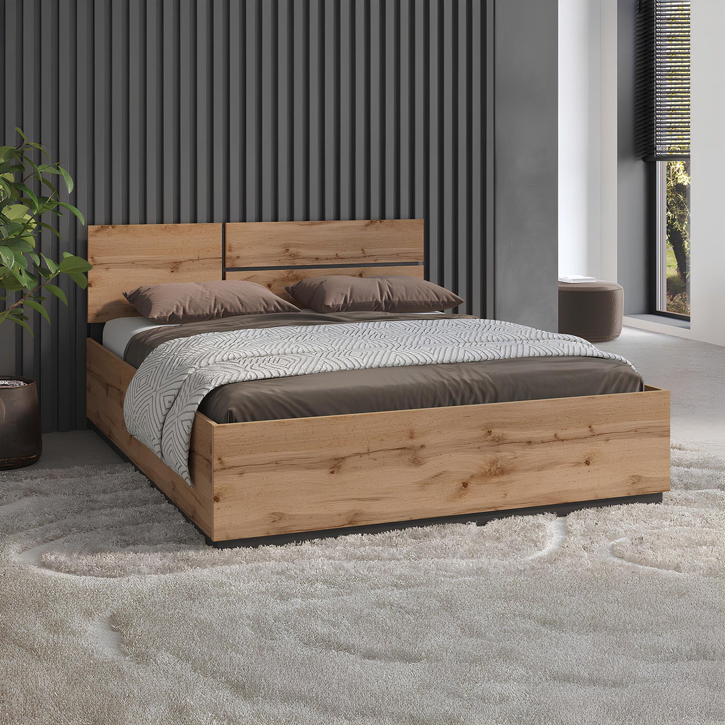 Gulta Krosit kolekcija 160;180/200 cm Votan ozols