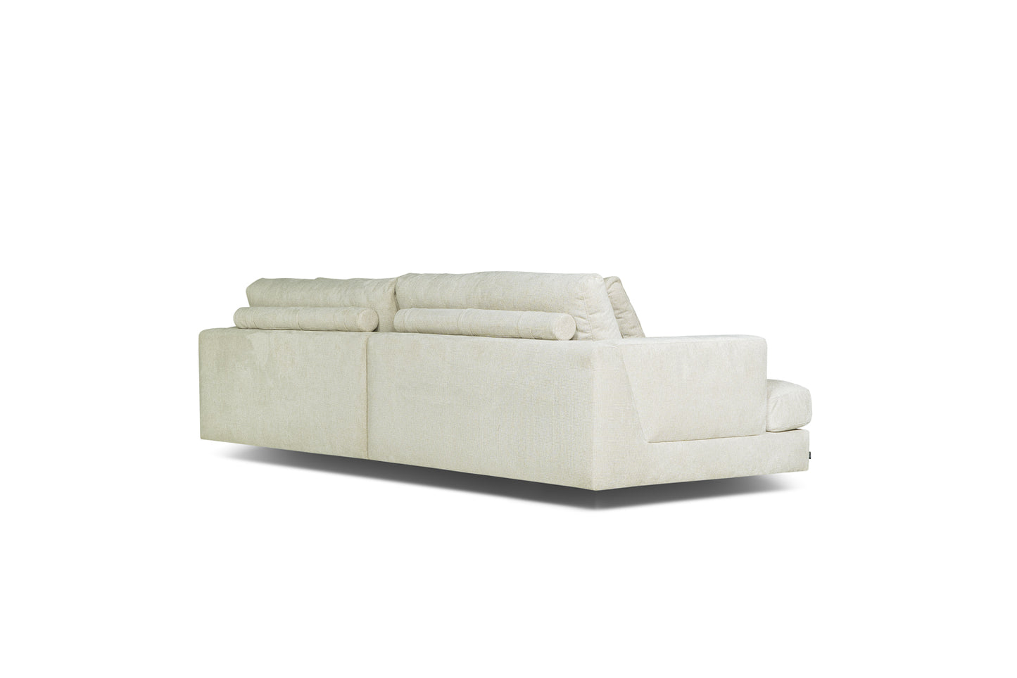 Dīvāns Casa 284/120/81 cm krēms, tumši zaļs