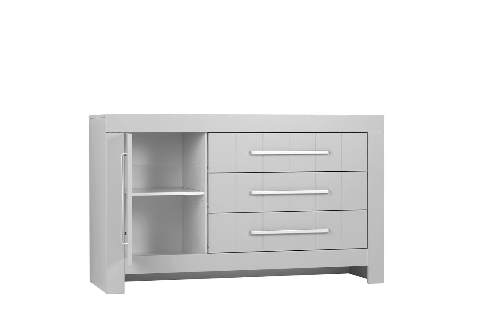 Kumode CAMU 56/156/94 cm pelēks - N1 Home