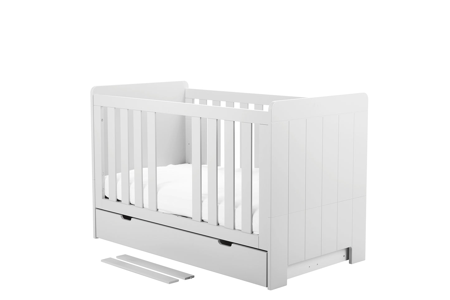 Gulta ar matraci CAMU 140/70 cm balts - N1 Home