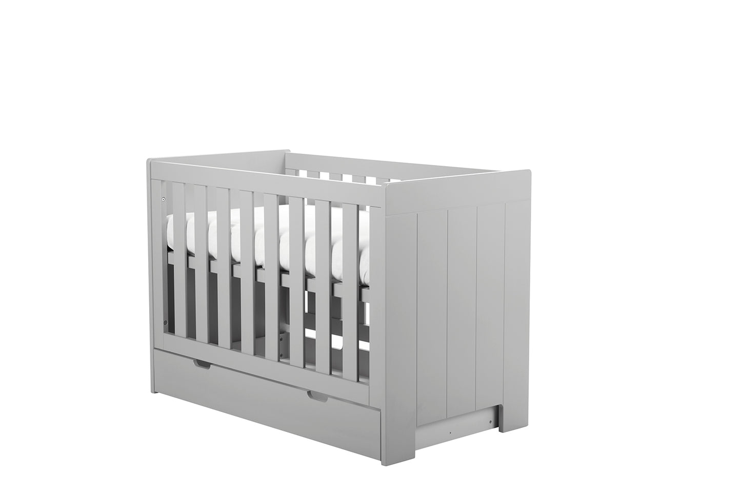 Gulta ar matraci CAMU 120/60 cm pelēks - N1 Home