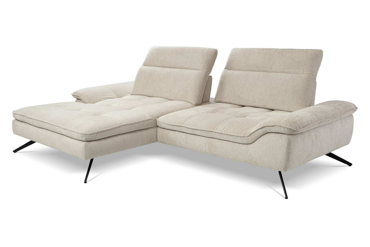 Dīvāns Cari 288/102/107 cm pelēks - N1 Home