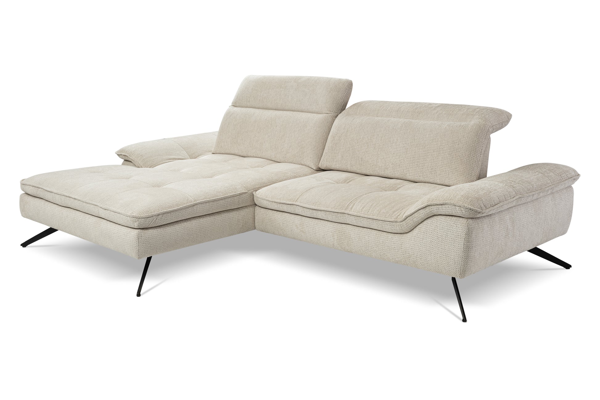 Dīvāns Cari 288/102/107 cm pelēks - N1 Home