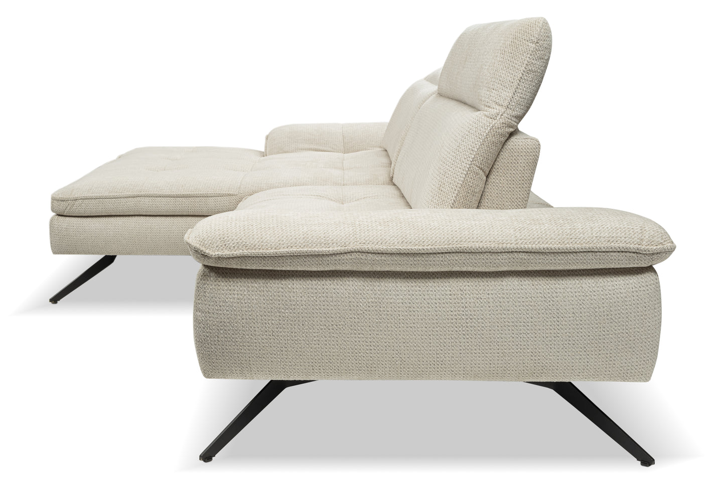 Dīvāns Cari 288/102/107 cm pelēks - N1 Home