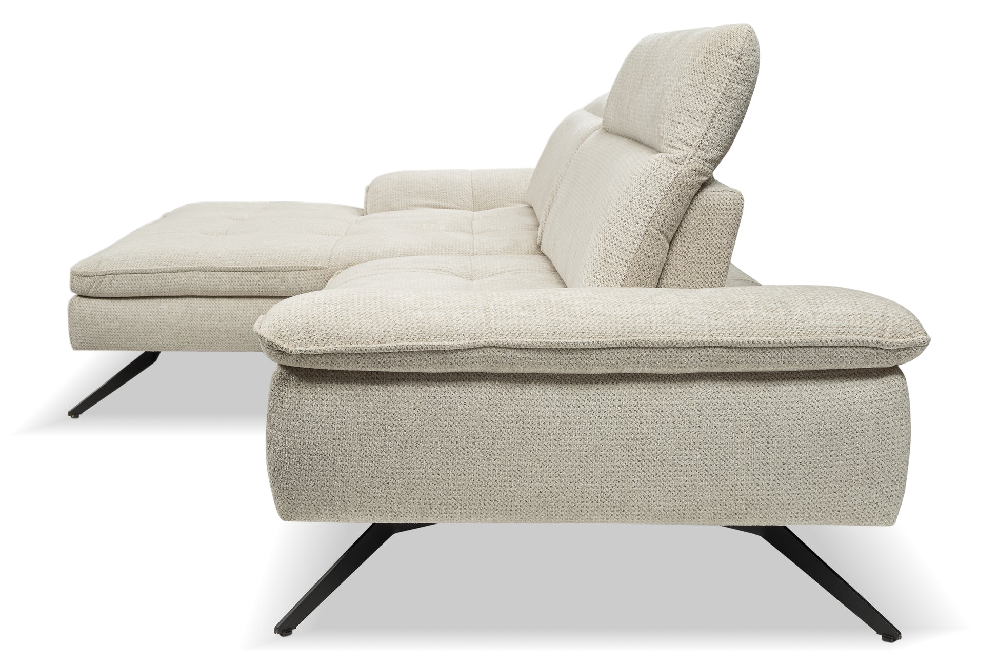 Dīvāns Cari 288/102/107 cm pelēks - N1 Home