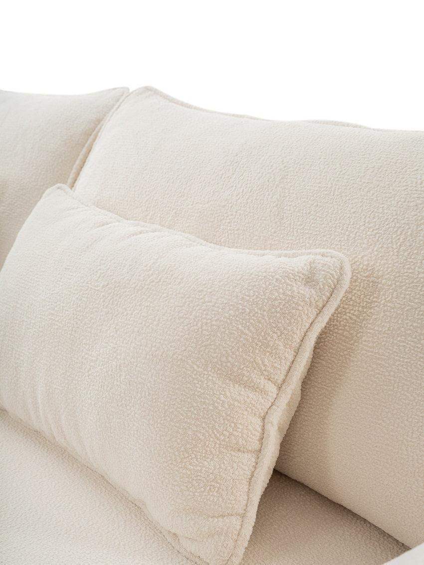 Dīvāns Cavi 86/118/208 cm krēms, barrel 03 - N1 Home