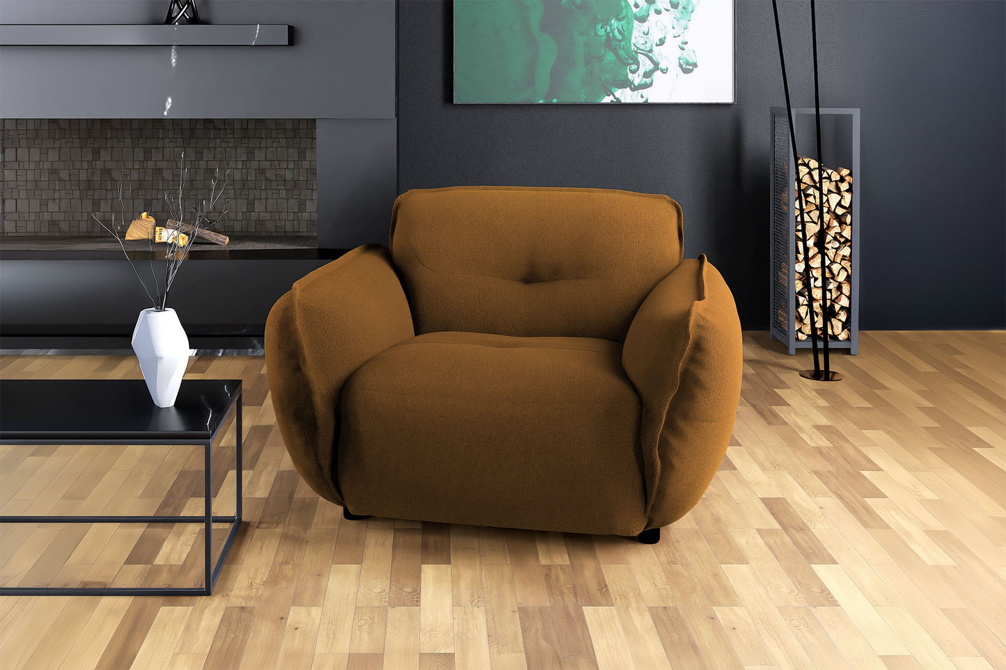 Krēsls Flafi 133/87/120 cm terrakota