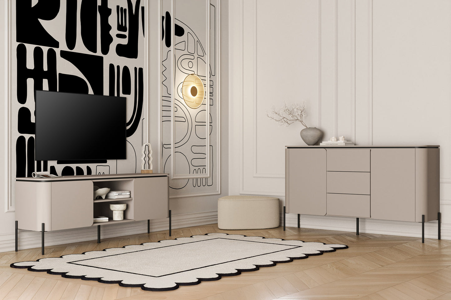 TV skapis Beltas 163/40/65 cm congo