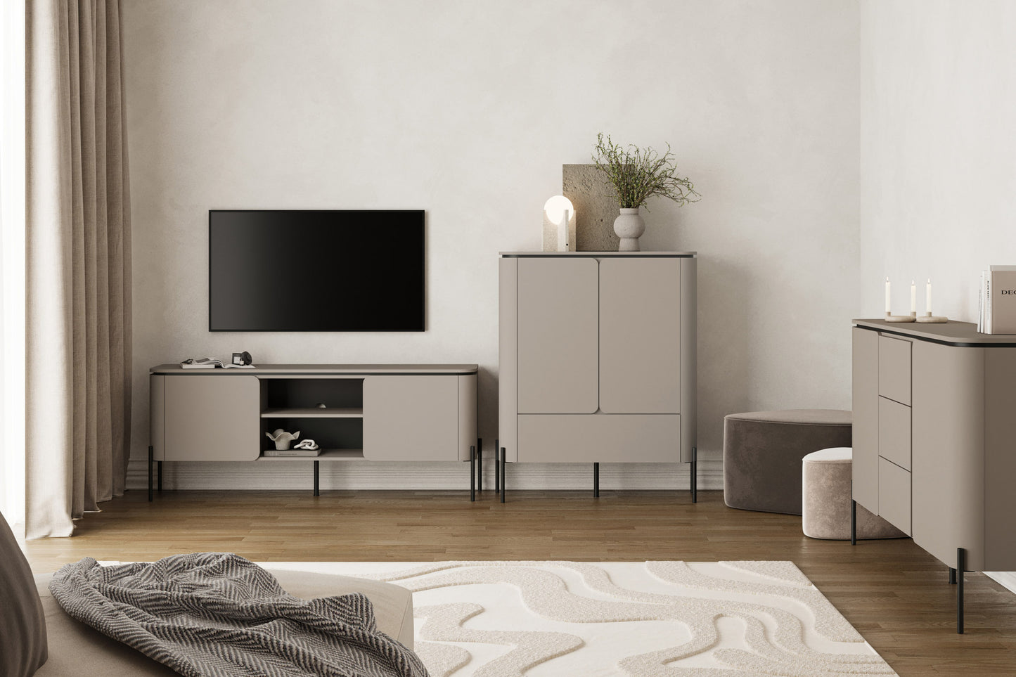 TV skapis Beltas 163/40/65 cm congo