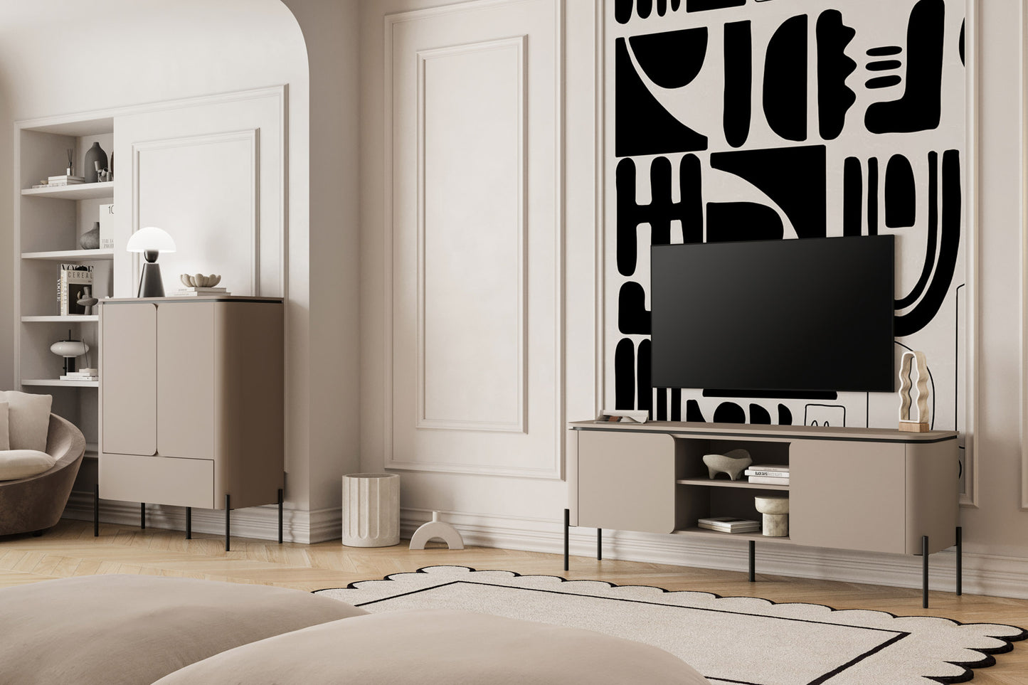 TV skapis Beltas 163/40/65 cm congo