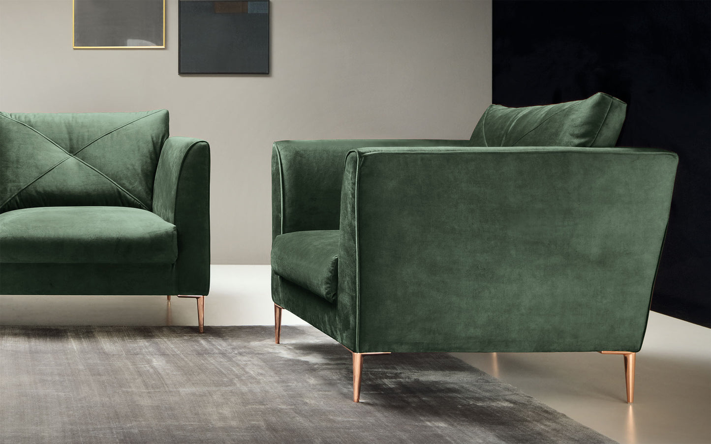 Krēsls Faradza 85/84/96 cm zaļs