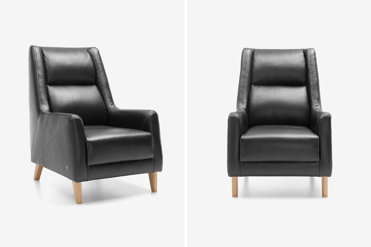 Krēsls Fiors 74/102/94 cm melns (adā)