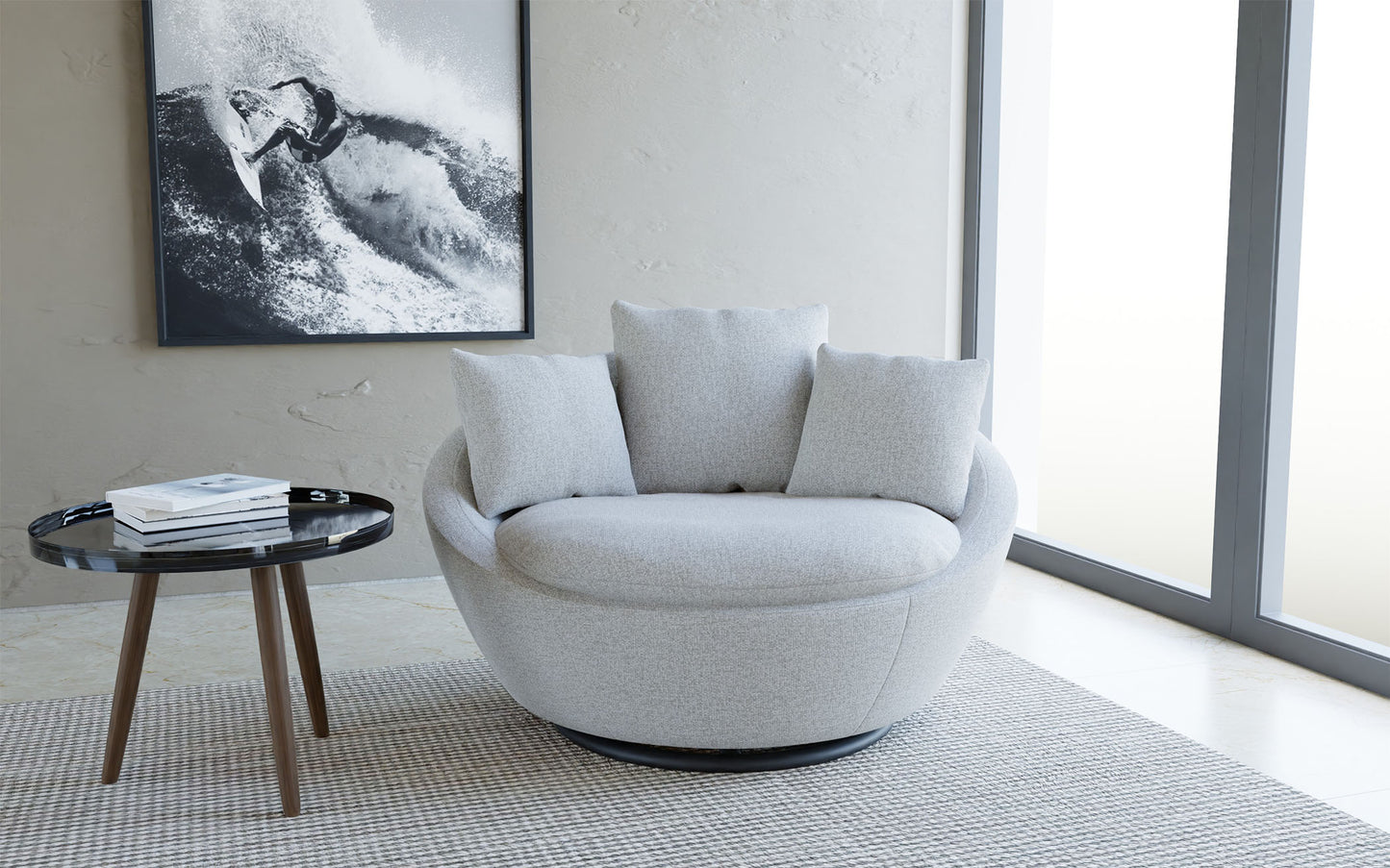 Krēsls Majo 130/80/112 cm krēms