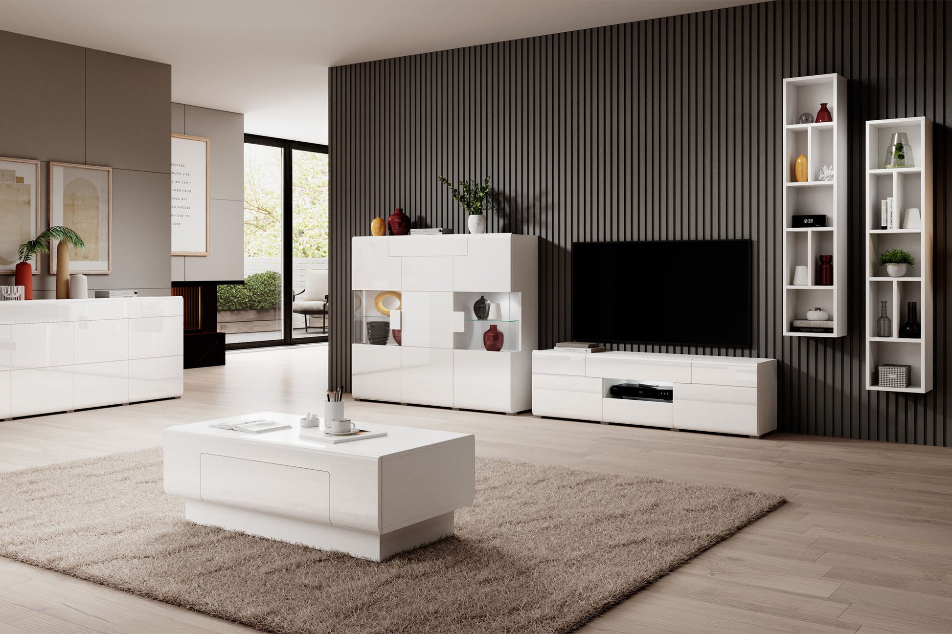 Kumode Tola 122/39/152 cm balts - N1 Home