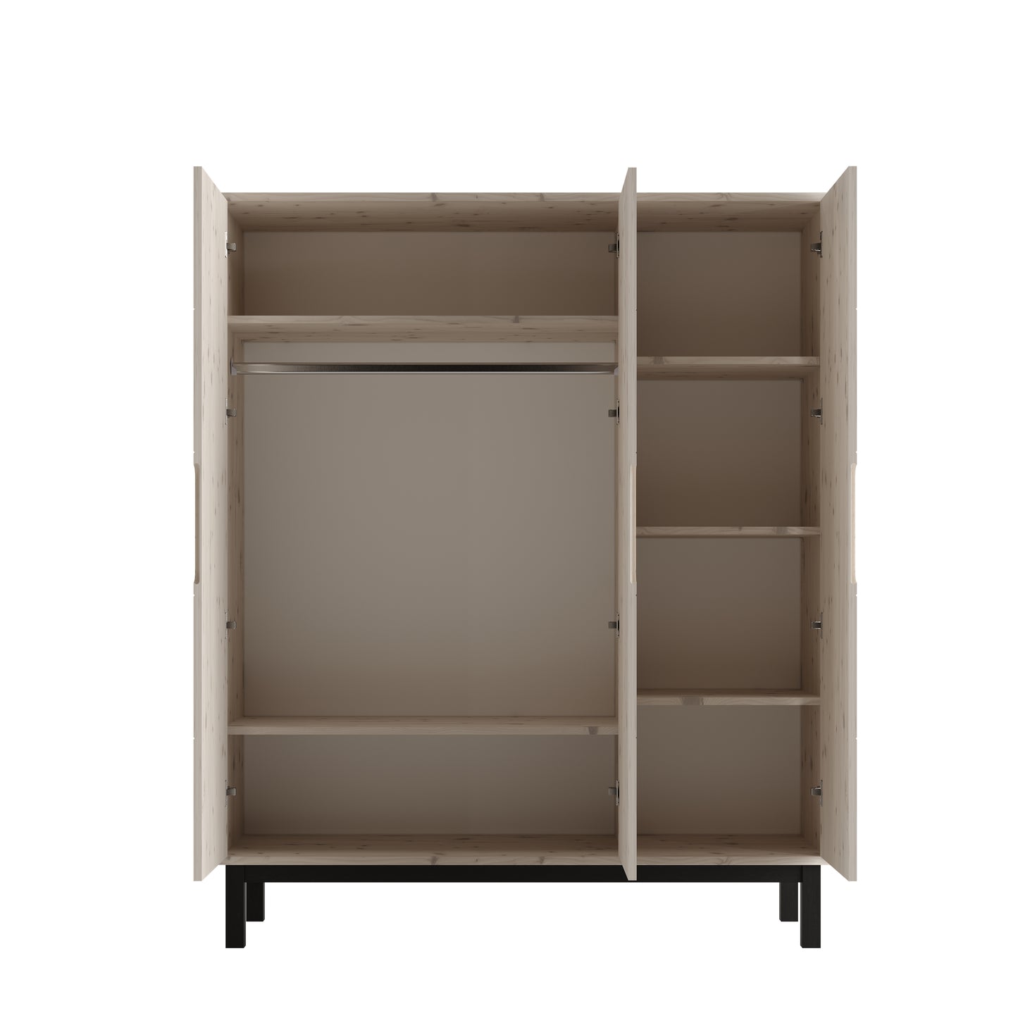 Trīsdurvju skapis FILO 53/148/180 cm - N1 Home