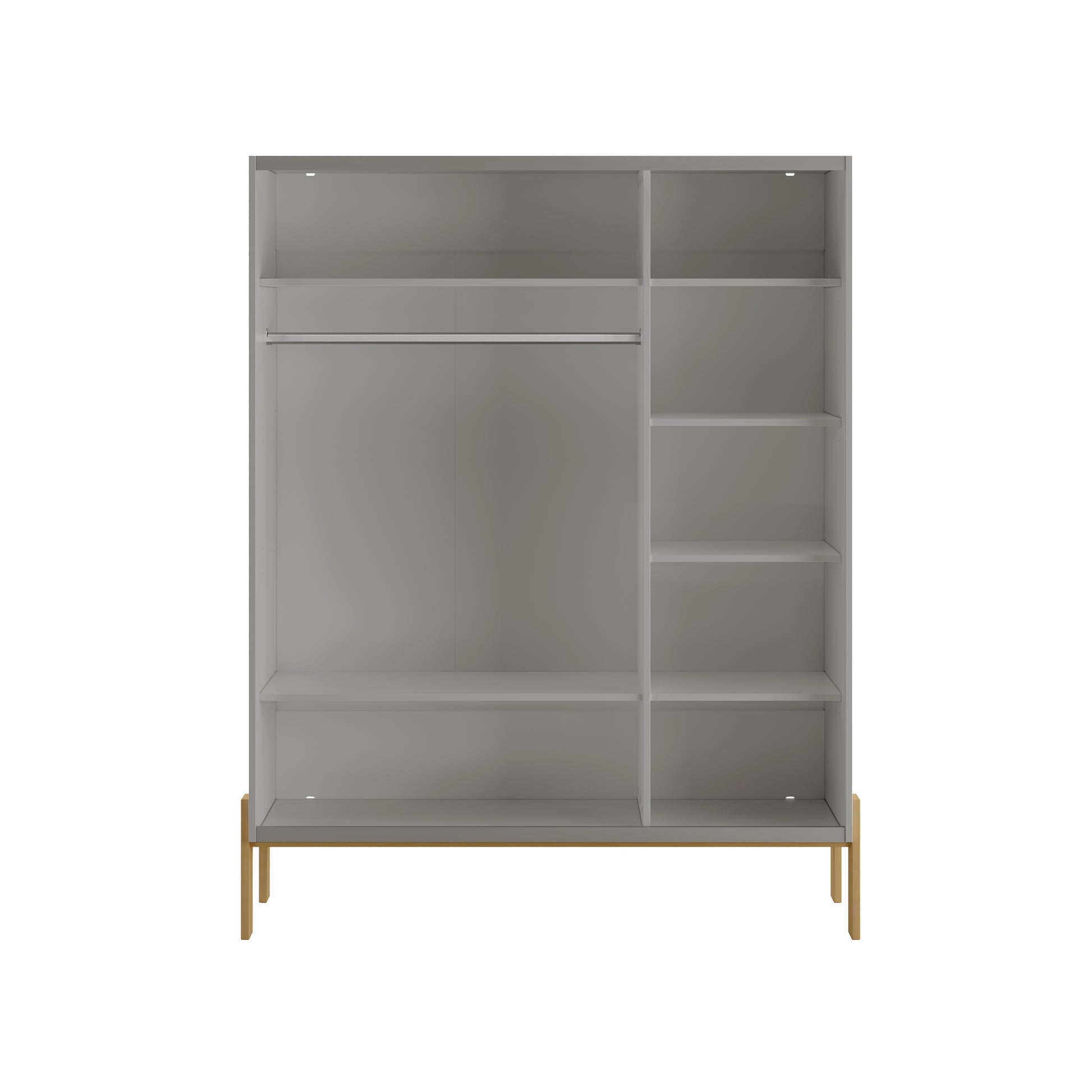 3 durvju skapis ar bīdāmām durvīm ARTY 51/154/182 cm melamīns - N1 Home