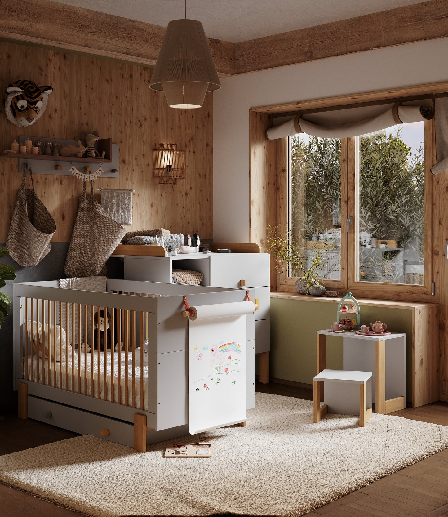 Galds un krēsls ARTY melamīns - N1 Home