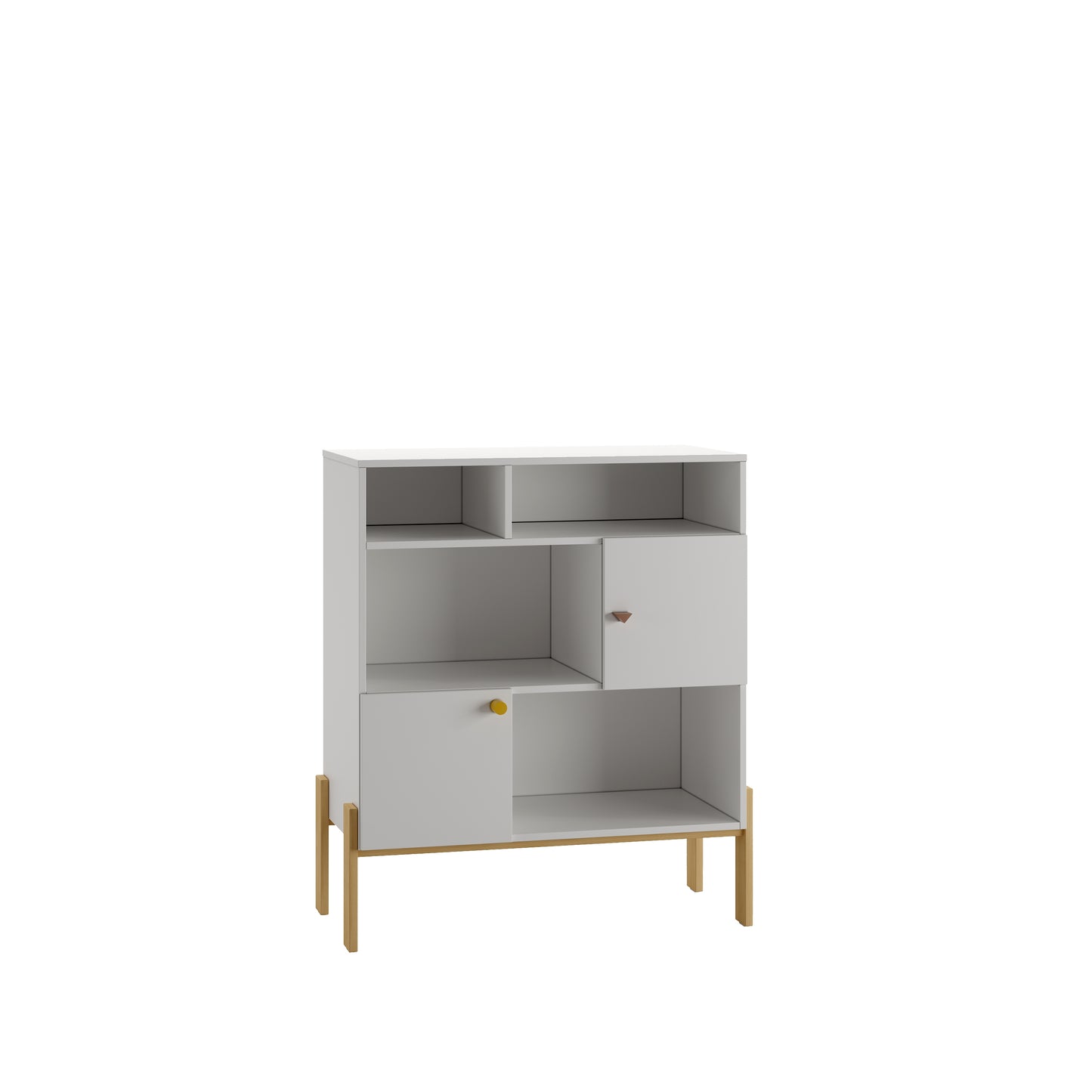 Grāmatu skapis ARTY 51/100/105 cm melamīns - N1 Home