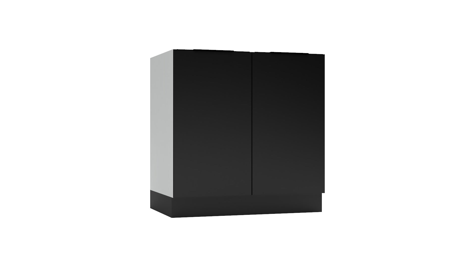 Virtuve ALDO 240 cm melns - N1 Home